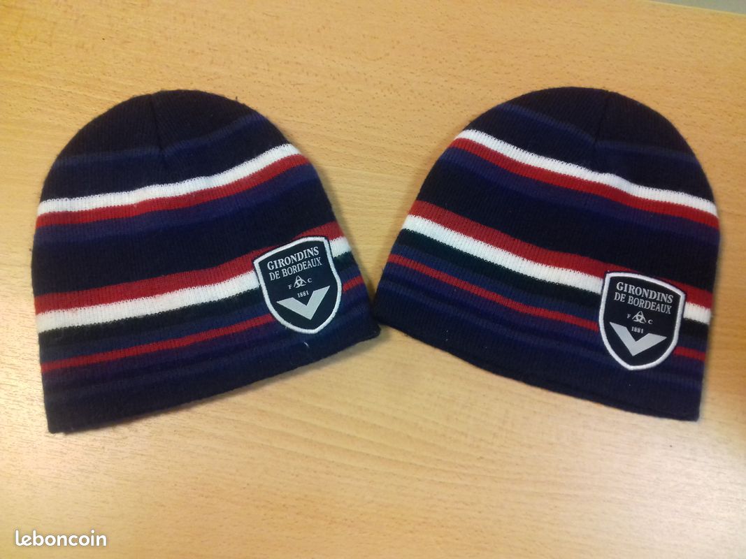 ENFANTS 2 Bonnets GIRONDIN BORDEAUX (image 2)