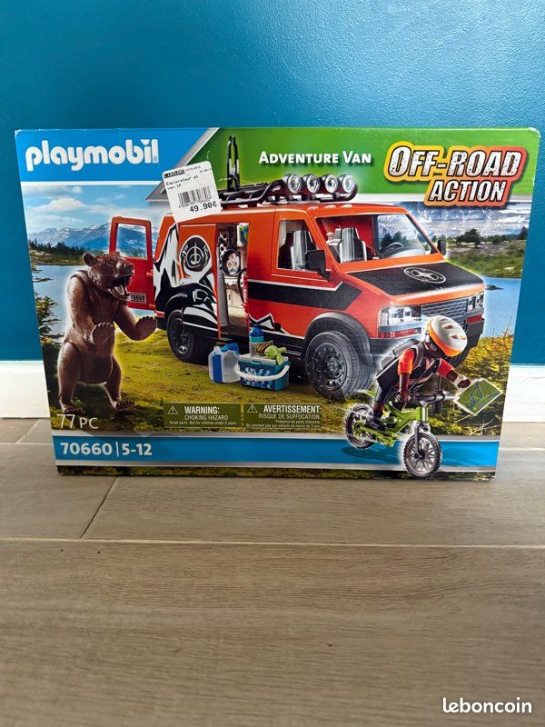 Playmobile Neuf Adventur Van 70660 Jeux Jouets