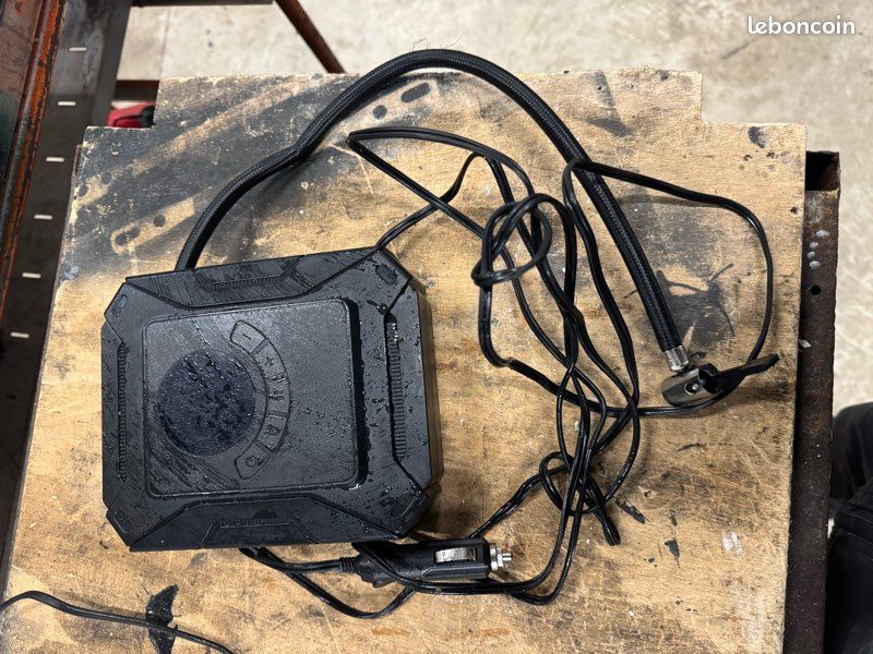 120w Gonfleur Pneus Voiture, avec Écran Numérique et Lumière LED, prise