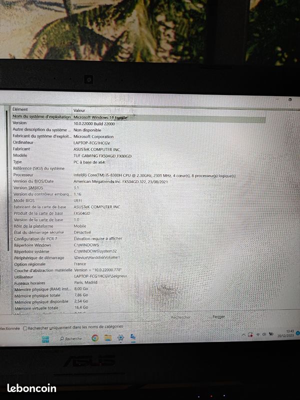 Asus TUF Gaming FX504GD-FX80GD (image 7)