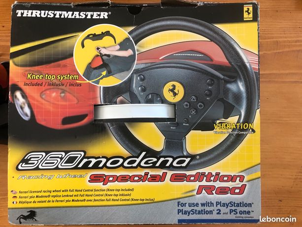 Volant Thrustmaster Ferrari 360 Modena Pour PS1/PS2/Xbox/Gamecube - Occasion