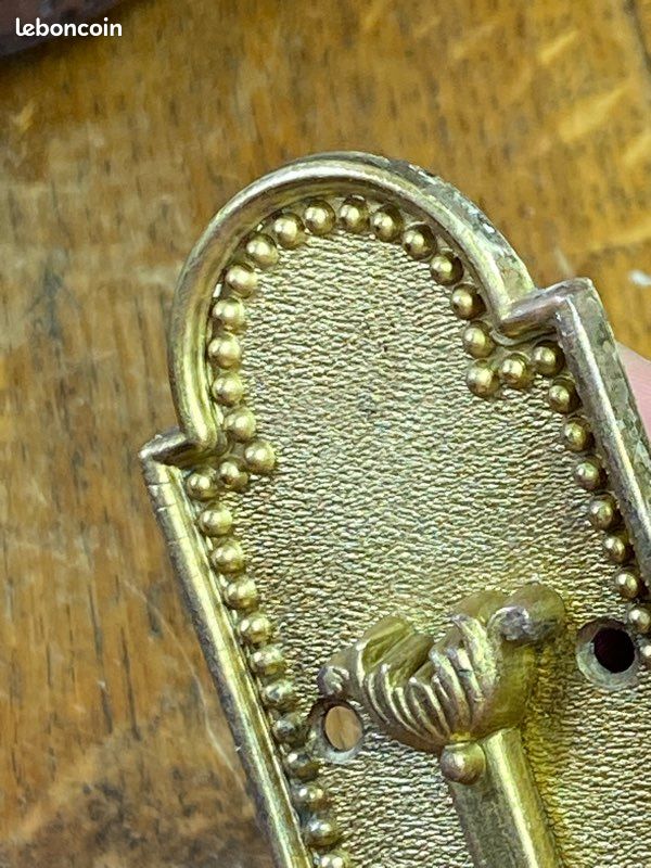 Patére noeud en laiton vintage (image 4)