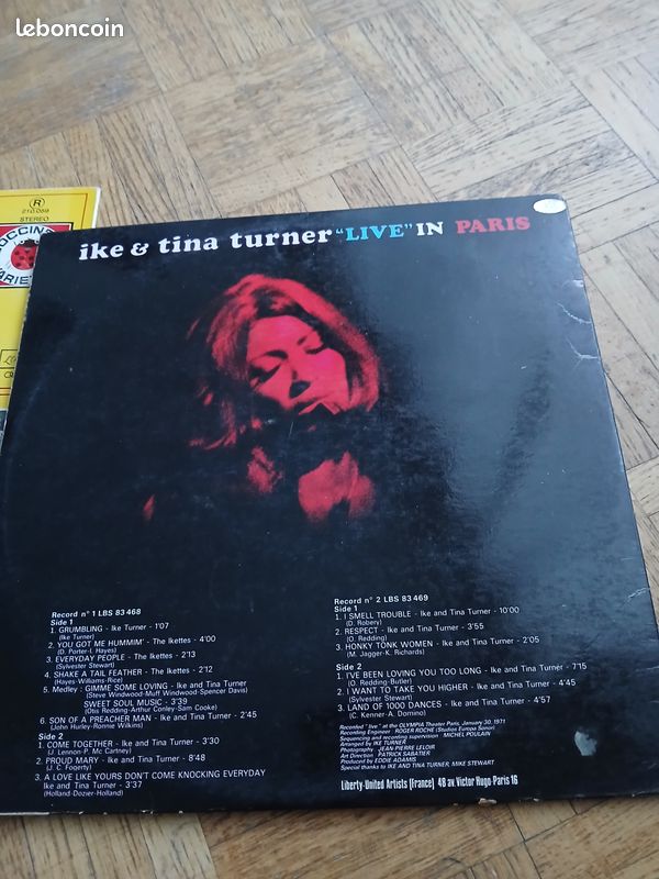 Disque vinyle Tina Turner Live in Paris (image 4)