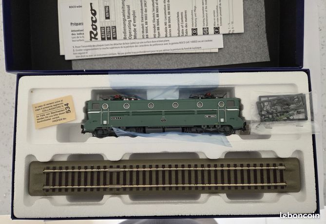 Locomotive électrique Roco BB4100 Livrée Verte – Échelle HO – Modélisme Ferroviaire NEUF