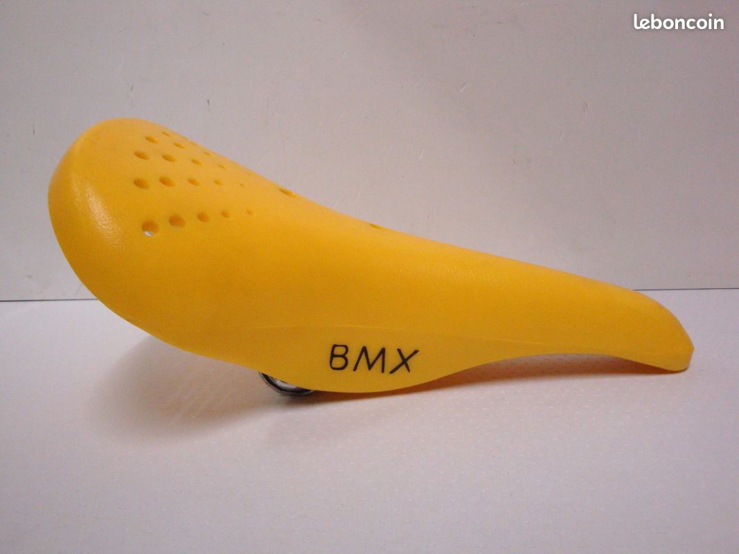 Selle BMX Vintage - Fabriquée En Italie - Couleur Orange - Occasion