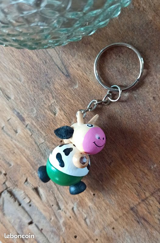 Porte clés bois animaux (image 2)