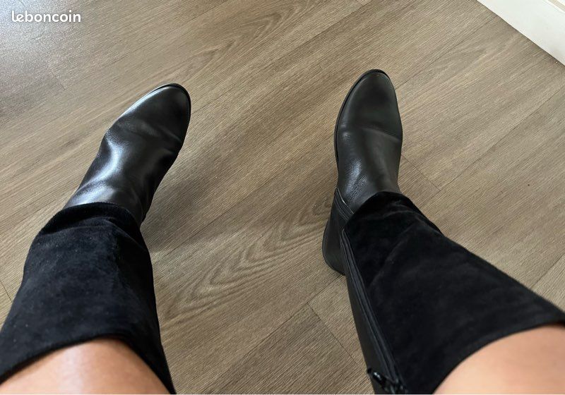 Bottes Chelsea & Other Stories - Cuir Véritable - Pointure 38 - Bout Carré - Neuf En Boîte