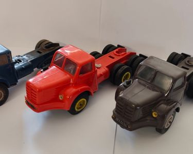 Camion Berliet TBO 15 Benne Norev 1/43 – 1959 – Orange – RARE (boîte D'origine)
