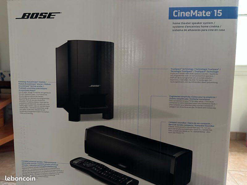 Bluetooth Audio Bose Cinemate 120 Bluetooth Bose Soundbar 120