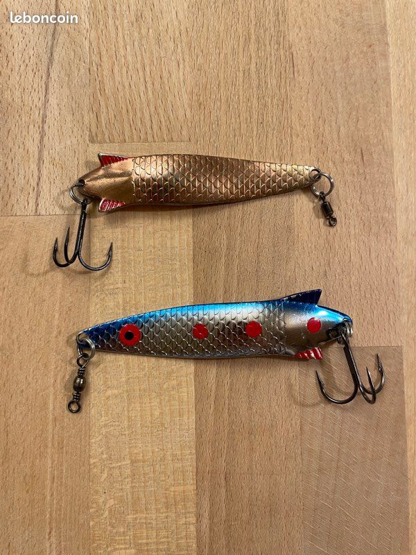 Lot De 50 Cuillères Ondulantes Métal Seasky 2,5 Cm, Leurres Pêche Eau Douce Et Mer