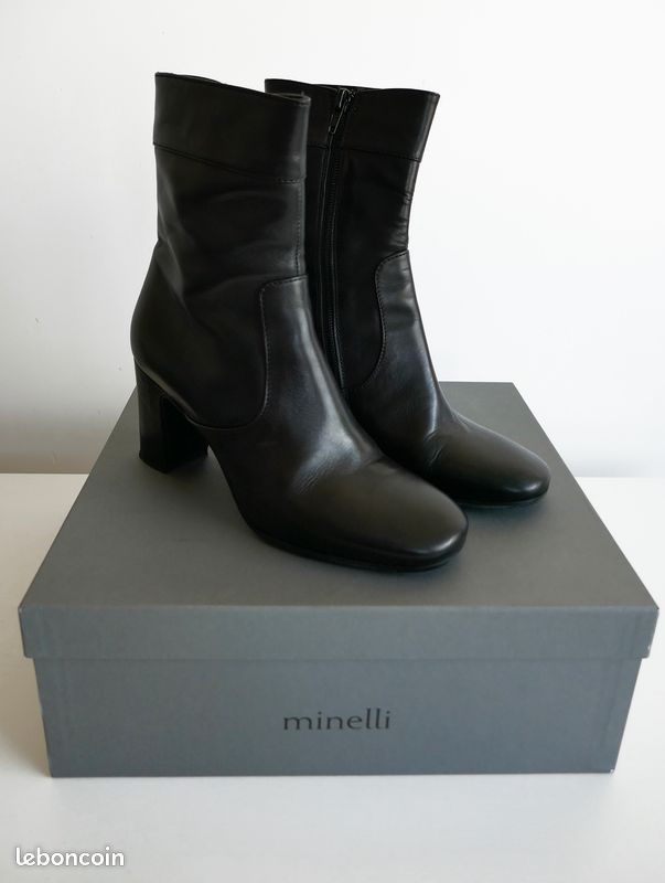 Bottines Noires Minelli Femme Bottines Bottines Minelli Femme