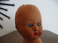 Poupée Ancienne En Porcelaine (bisque) - Allemagne - Années 1900 - Tête Bouche Fermée