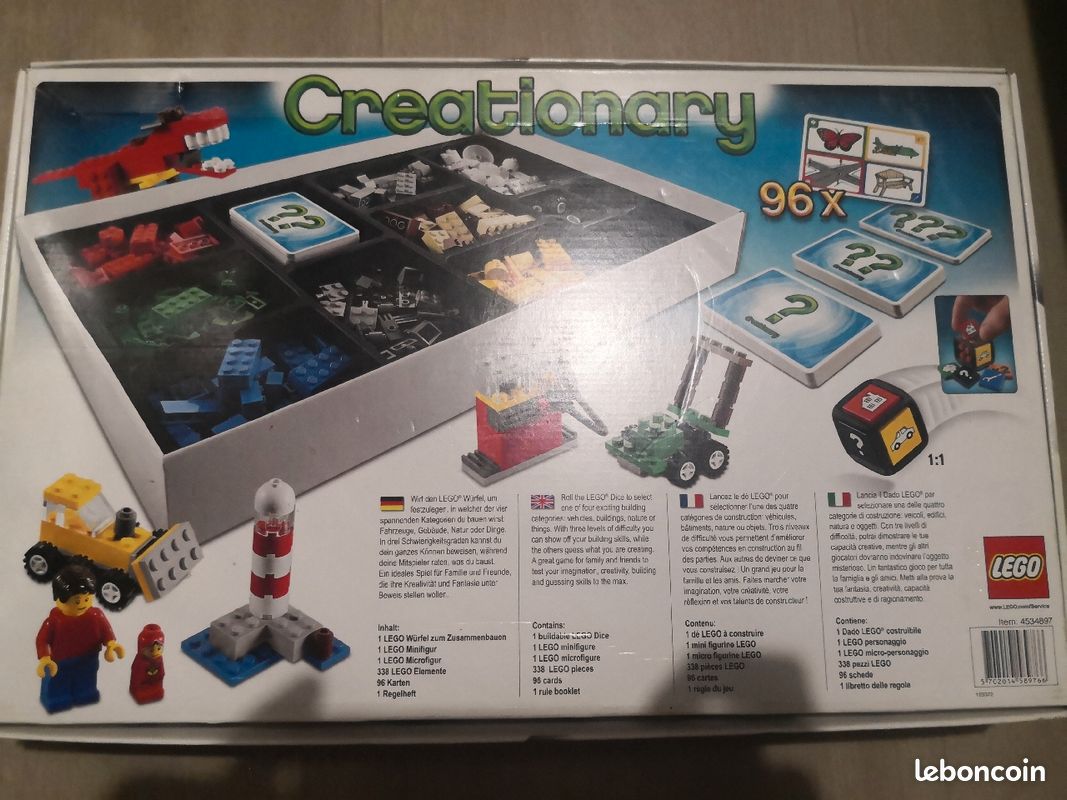 Lego Set Lego 3844 Creationary Game Stores LEGO Creationary Board