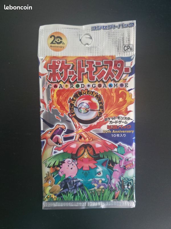 Booster Pokemon CP6 20th anniversary JAPAN - Collection Booster Pokemon CP6 20th anniversary JAPAN - Collection