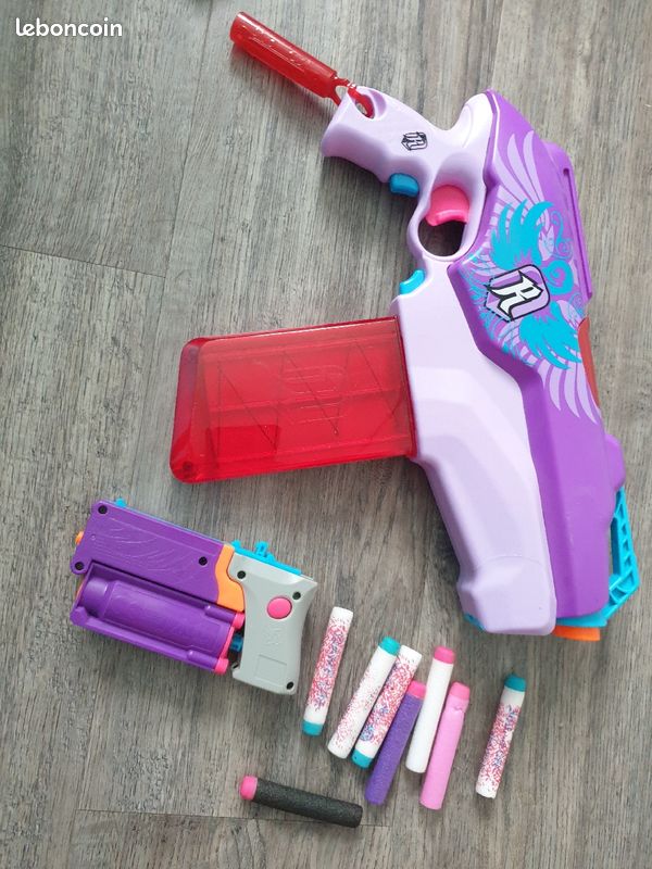 2 pistolets nerfs rebelle (image 1)