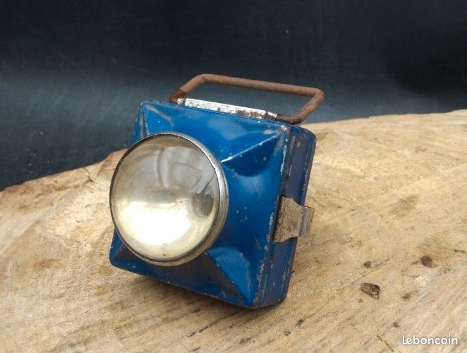 Lampe de poche vintage WONDER : torche de collection militaire française - France