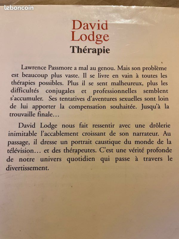 THÉRAPIE David Lodge (image 3)