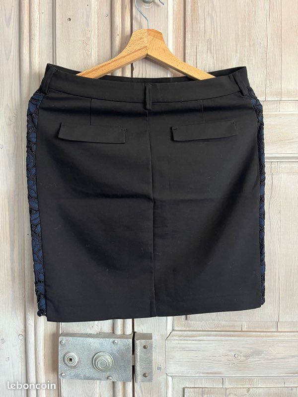 Jupe Cop.copine Taille 36 - Gris - Occasion Très Bon état - Style évasé