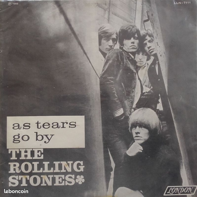Rolling Stones - As Tears Go By LP MONO Brezil 1st Press 1966 Plastic Cover (image 1)