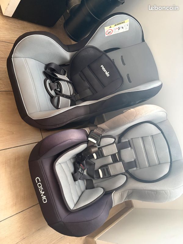 Siège auto isofix + siège auto que je donne en plus (image 1)