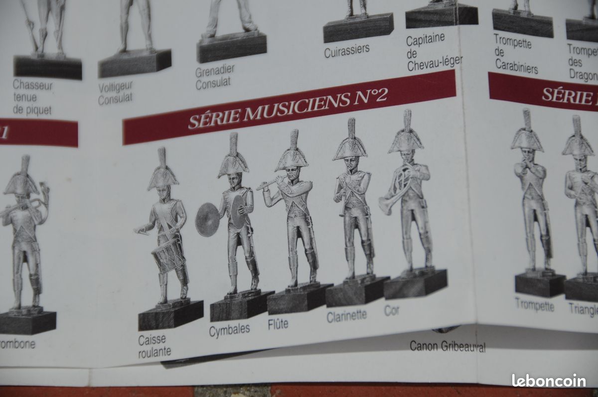 Plats d'étain - Zinnfiguren : Guerre de 1870 - 17 soldats prussiens du