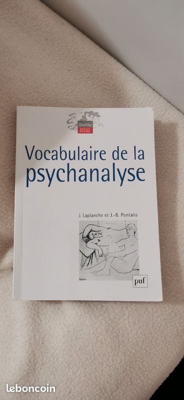 Livre "Le vocabulaire de la psychanalyse" (image 1)