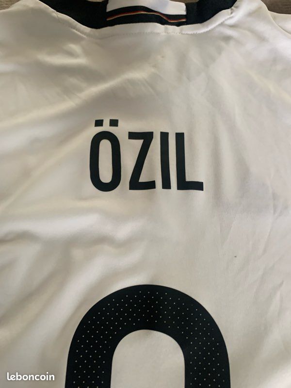 Maillot Özil Allemagne Domicile 2015-2016 - Adidas - Blanc - Taille XL - Occasion
