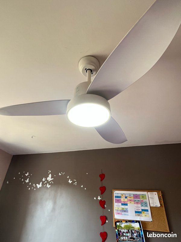 Ventilateur De Plafond Industriel Westinghouse, 3 Pales Blanches, 56 Po Dia 7812714 84515082