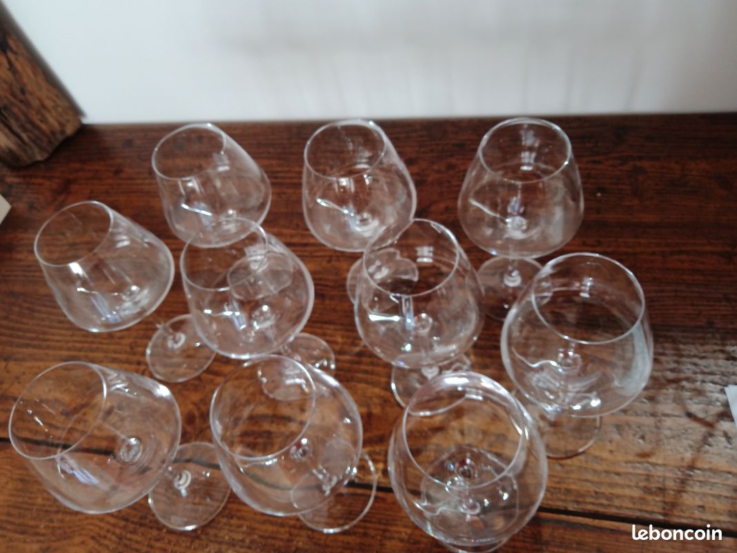 Ensemble de 10 verres cristal de bohème (image 3)