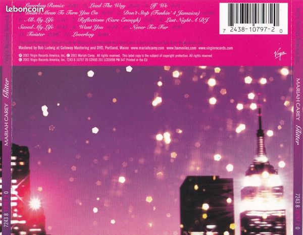 CD Mariah CAREY Glitter (D1039) (image 2)