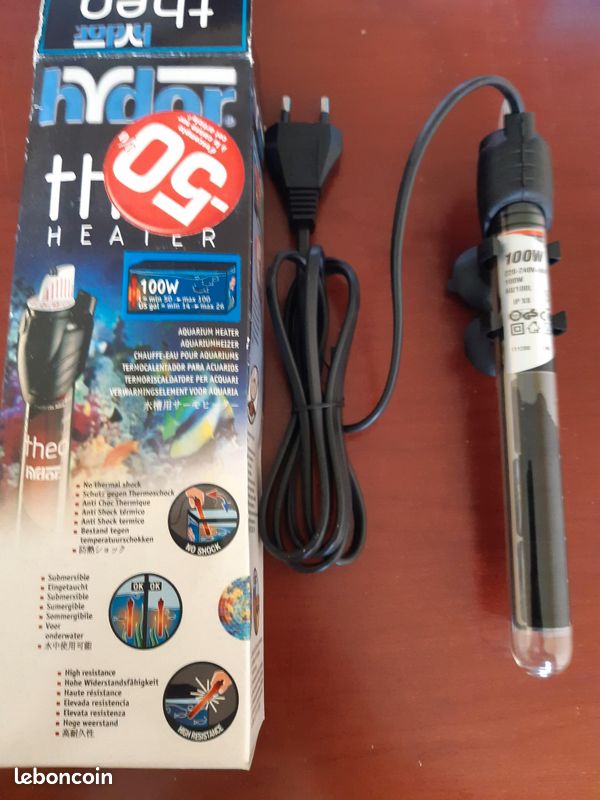 Chauffage aquarium HYDOR 100W (image 1)