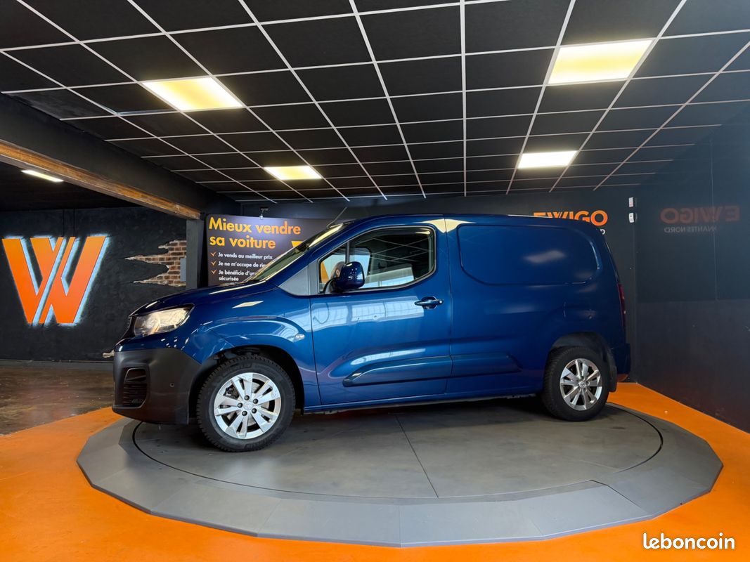 Peugeot partner vu fourgon 1.5 bluehdi 130 1000kg l1 m 10409 ht / attelage / caméra de recul (image 20)