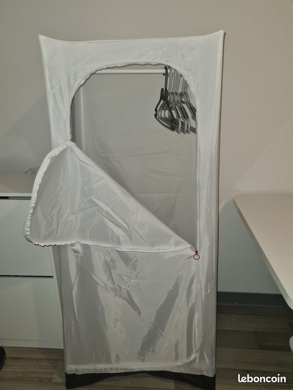 Armoire-penderie, blanc, 74x51x149 cm Ikea (image 1)