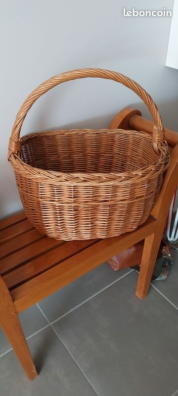 Panier en osier Vintage - Accessoires & Bagagerie
