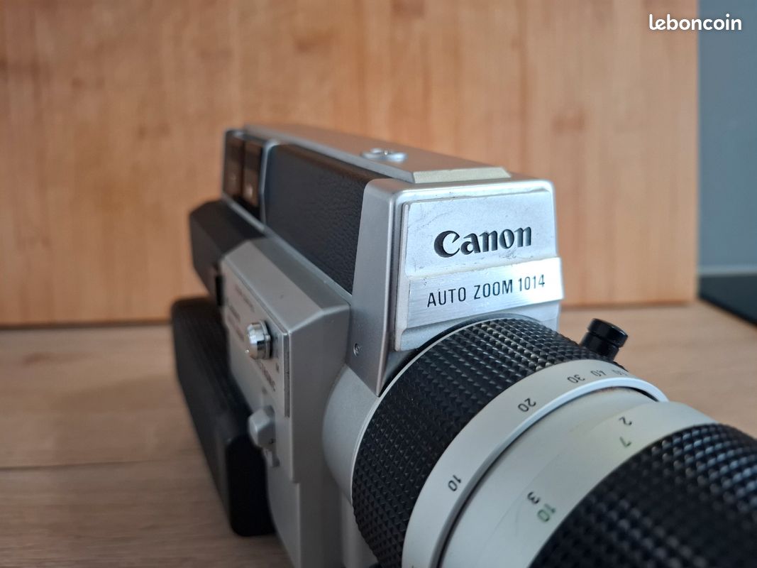 Caméra Super 8 Canon Auto Zoom 1014 – Électronique – Zoom Reflex – Argent – Japon