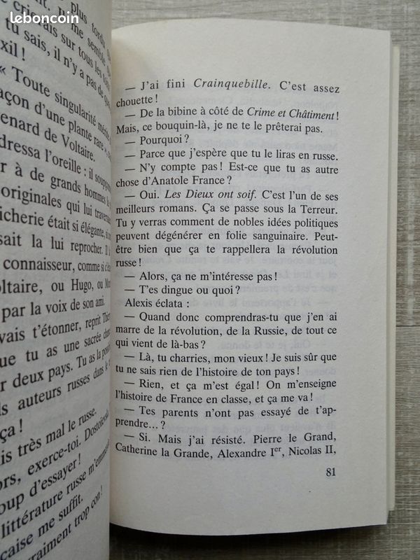 Lot de 2 romans de Henri Troyat: *Aliocha (Flammarion 1991) *Les ailes du diable (J'ai lu 1974) (image 3)