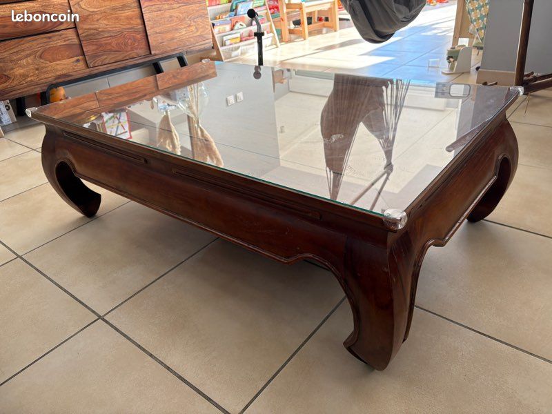 Table basse bois (image 1)