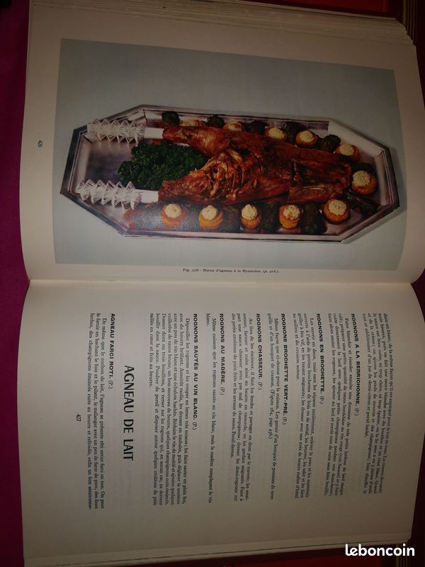 Livre de cuisine l'art culinaire français 1954 (image 3)