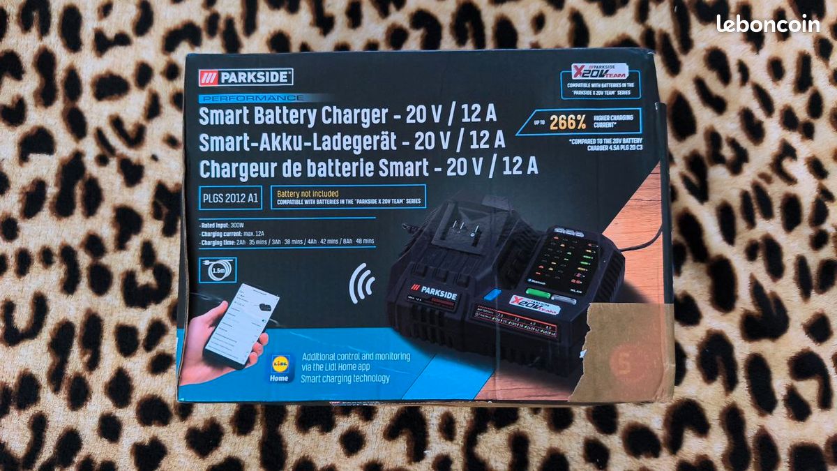 ⚡ PARKSIDE PERFORMANCE® Chargeur de batterie Smart PLGS 2012 A1