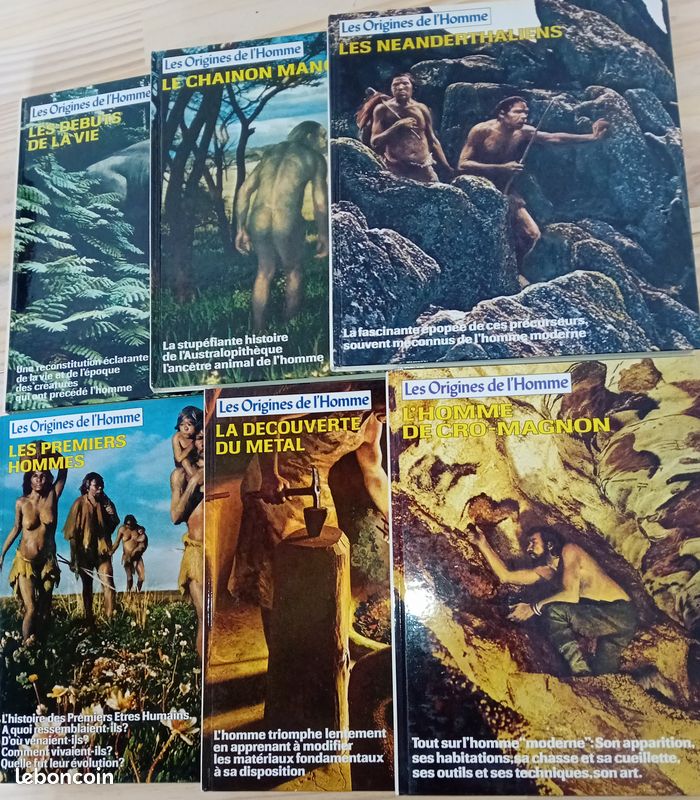 6 livres « Les Origines de l’Homme de Cro-Magnon» (image 1)