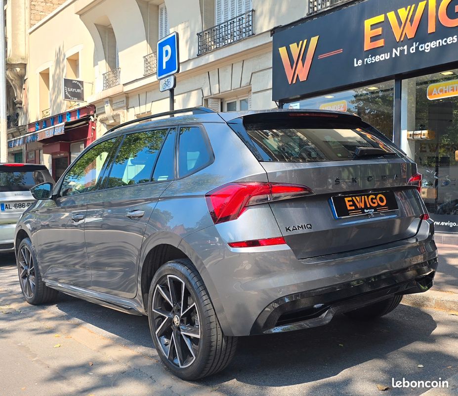 SKODA KAMIQ 1.0 TSI 110cv Monte-Carlo - DSG BVA - Apple Carplay & Android Auto - Coffre et barres de toit inclus (image 24)