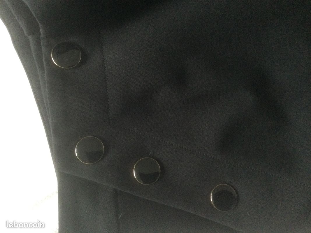 Pantalon noir « marin » (image 3)