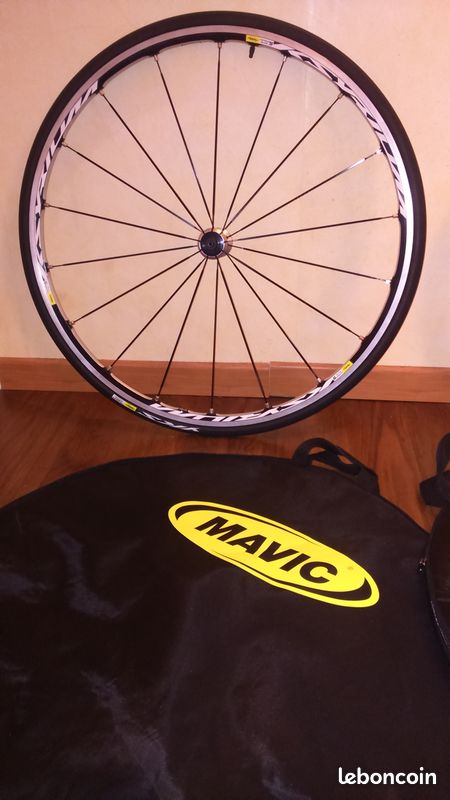 Paire de Roues vélo - Cycle courses Mavic roue libre + pneus + housses (image 7)