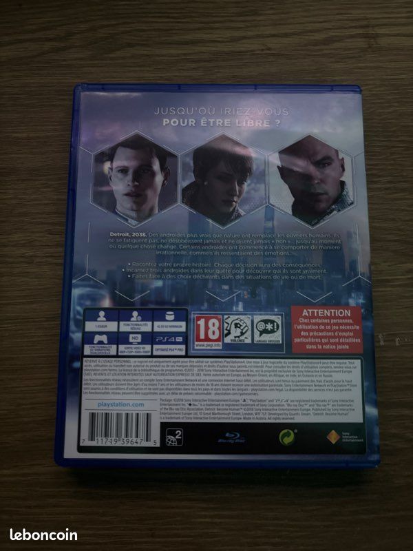Jeux PS4 DETROIT become human (image 2)