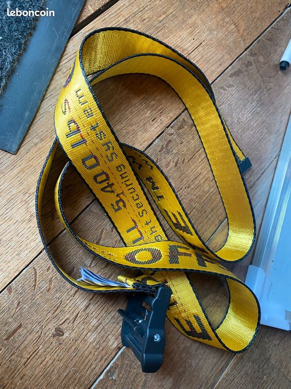 Yellow Ceinture Off White Couleur Ceinture Off White Accessoires