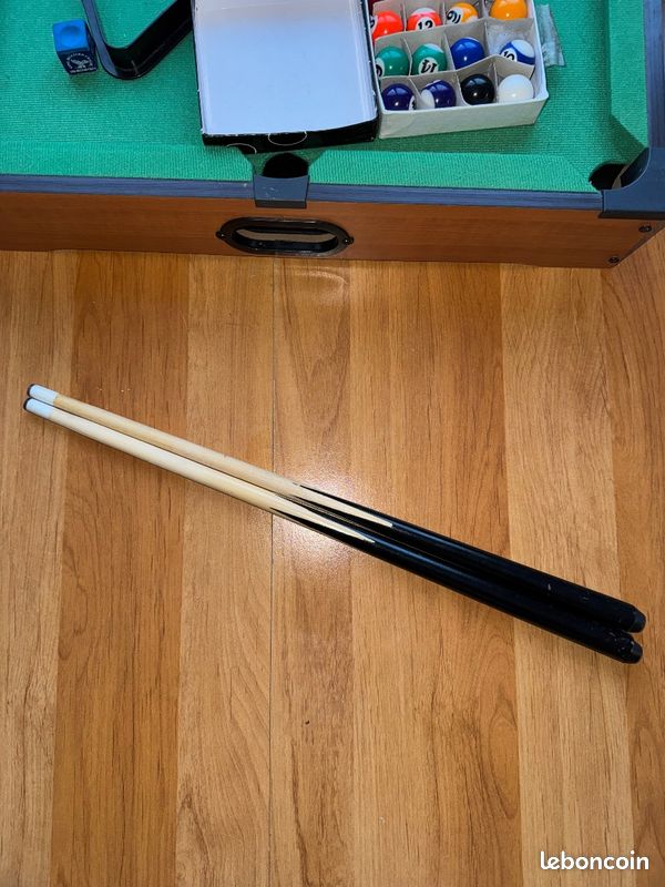 Billard miniature pool table complet avec accessoires - Jeu famille salon (image 6)