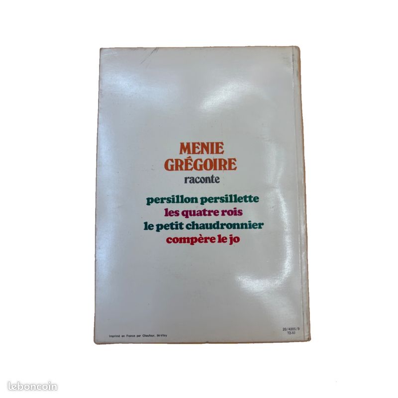 Persillon Persillette - Menie Gregoire - Album jeunesse Hachette - Occasion Verifiee (image 2)