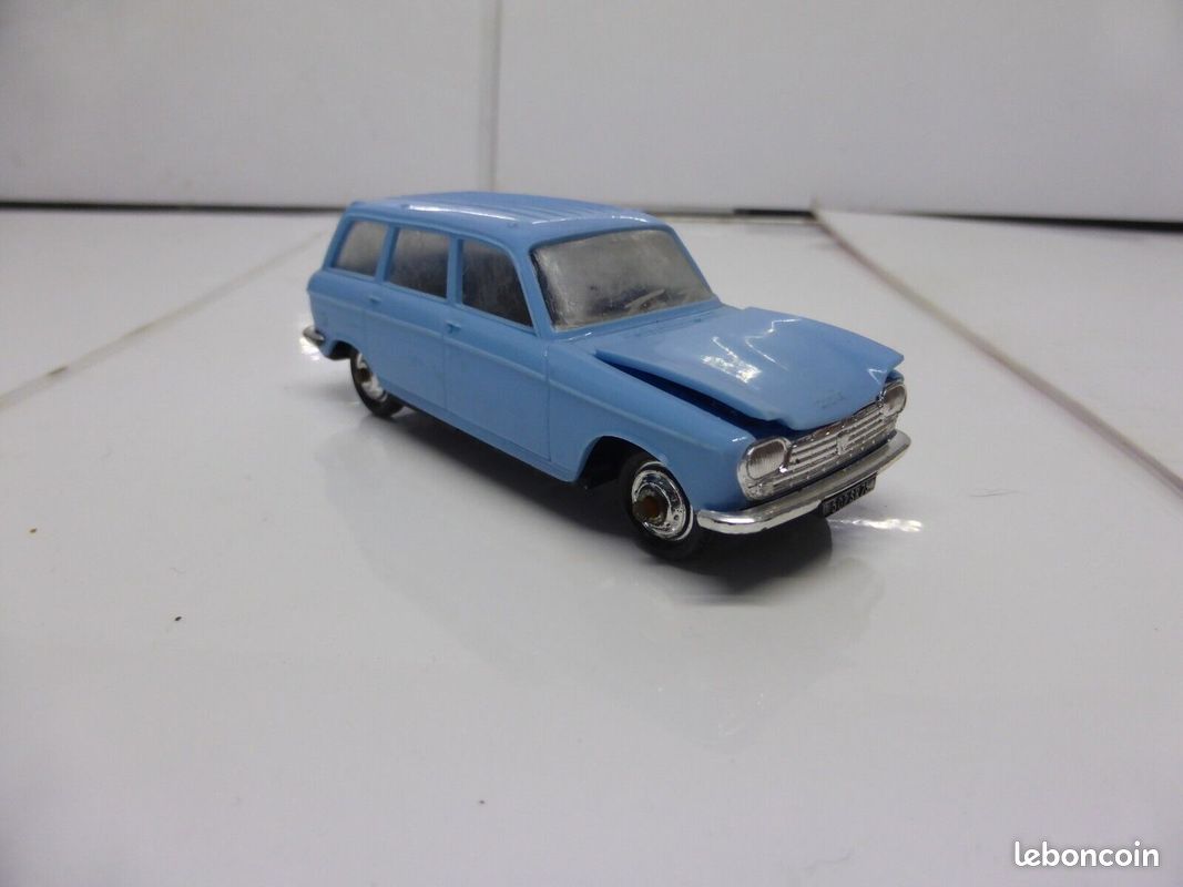 Miniature NOREV 1/43 - Break Peugeot 204 - Blanc Cassé, Boîte D'origine