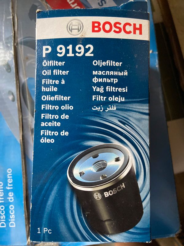 Filtre à huile P9192 Bosch   - Filtre à huile