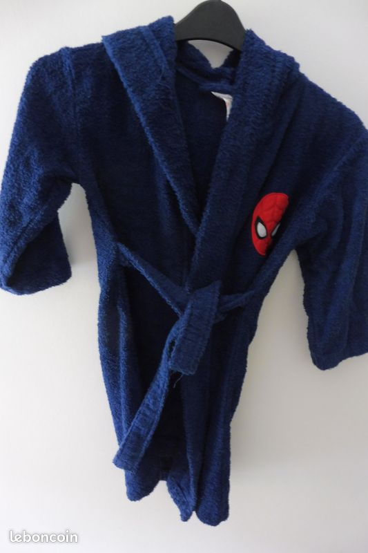 Peignoir éponge Peignoir Spiderman Ans Peignoir Spiderman Enfant